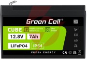 Akumulator litowo-żelazowo-fosforanowy lifepo4 green cell cube 12.8v 7ah lfpgc12v7ah