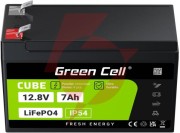 Akumulator litowo-żelazowo-fosforanowy lifepo4 green cell cube 12.8v 7ah lfpgc12v7ah