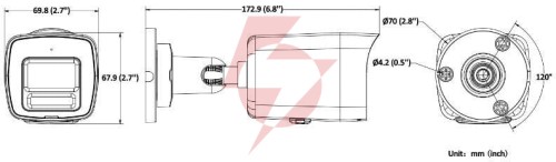 Kamera ip hikvision ds-2cd1027g2h-liu 2.8mm pl