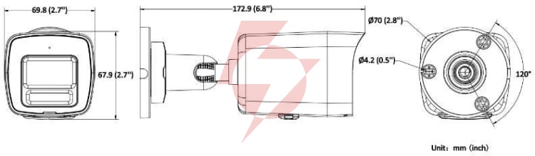 Kamera ip hikvision ds-2cd1027g2h-liu 2.8mm pl