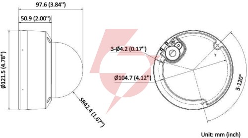 Kamera ip hikvision ds-2cd1127g2h-liu 2.8mm pl