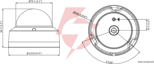 Kamera ip hikvision ds-2cd2123g2-i(2.8mm)(d)
