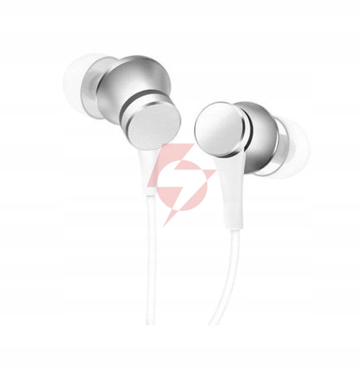 Słuchawki przewodowe xiaomi mi in-ear headphones basic srebrny