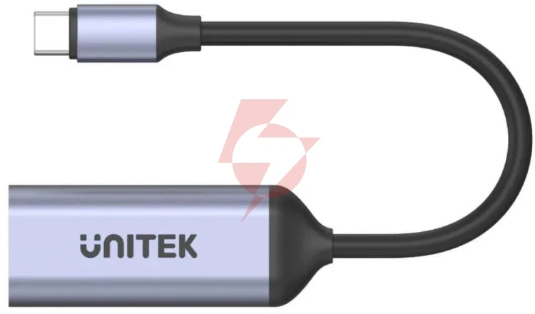 Unitek adapter usb-c na hdmi 2.1 (8k 60hz) szary 15cm v1416b