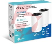 Domowy system mesh wifi tp-link deco xe75 pro(2-pack)