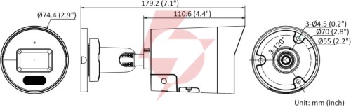 Kamera ip hikvision ds-2cd2087g2h-liu/sl(4mm)(ef)