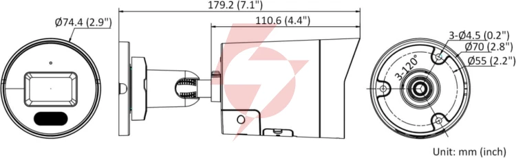 Kamera ip hikvision ds-2cd2087g2h-liu/sl(4mm)(ef)