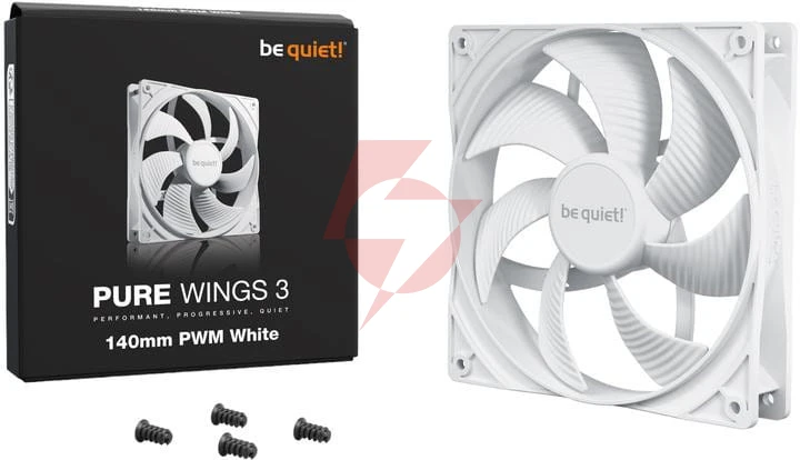 Wentylator be quiet! pure wings 3 pwm 140mm biały