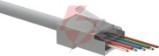 Wtyk sieciowy konektor solarix rj45 cat.5e utp przelotowy sxrj45-5e-utp-easy 1szt.