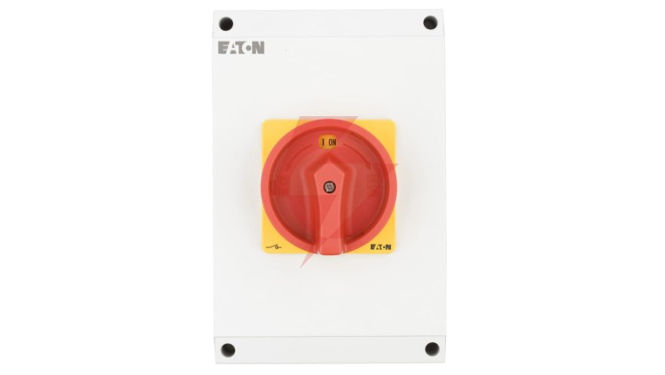 Łącznik krzywkowy 0-1 6P 63A w obudowie IP65 T5B-3-8342/I4/SVB 207242