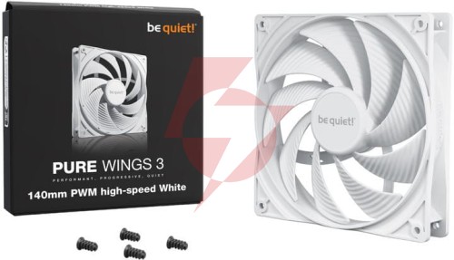 Wentylator be quiet! pure wings 3 pwm high speed 140mm biały
