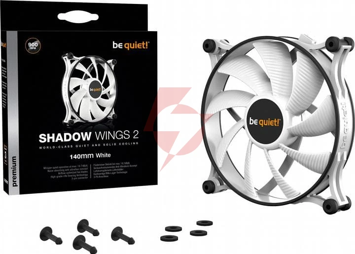 Wentylator be quiet! shadow wings 2 white 140mm