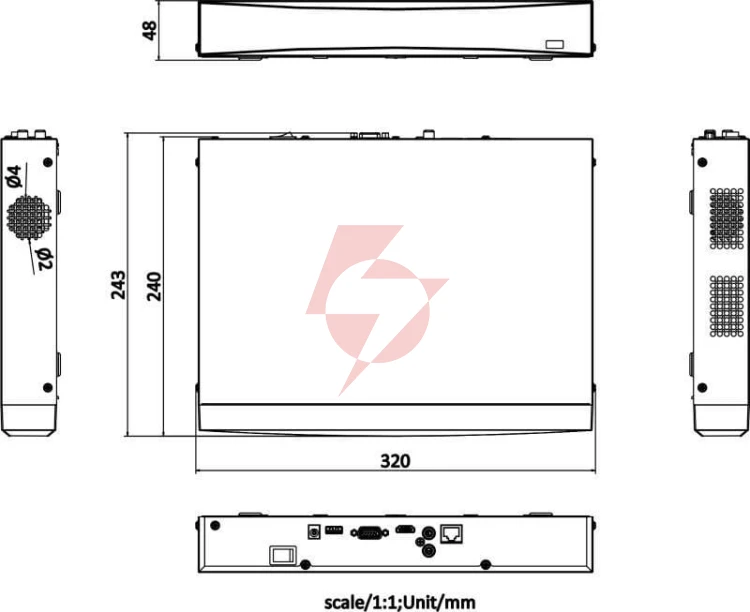 Rejestrator ip hikvision ds-7608nxi-k1(d) pl