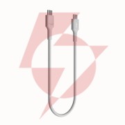 Kabel usb-c / usb-c greencell powerflex 30cm pd 100w biały silikonowy