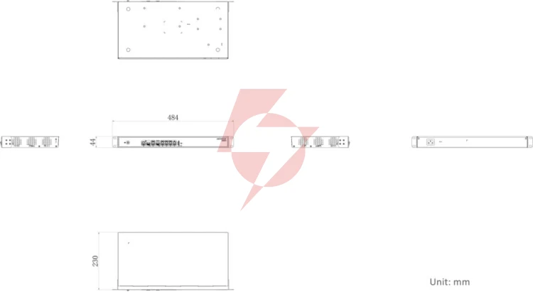 Switch router hikvision ds-3wg507g-si