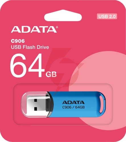 Adata pendrive c906 64gb usb2.0 niebieski