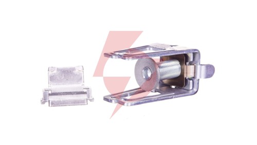 Zacisk szczękowy 25mm płaskownik AKS-CU-BAND 107197