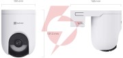 Kamera ip ezviz hb8c lite bateryjna pt wi-fi 4mp