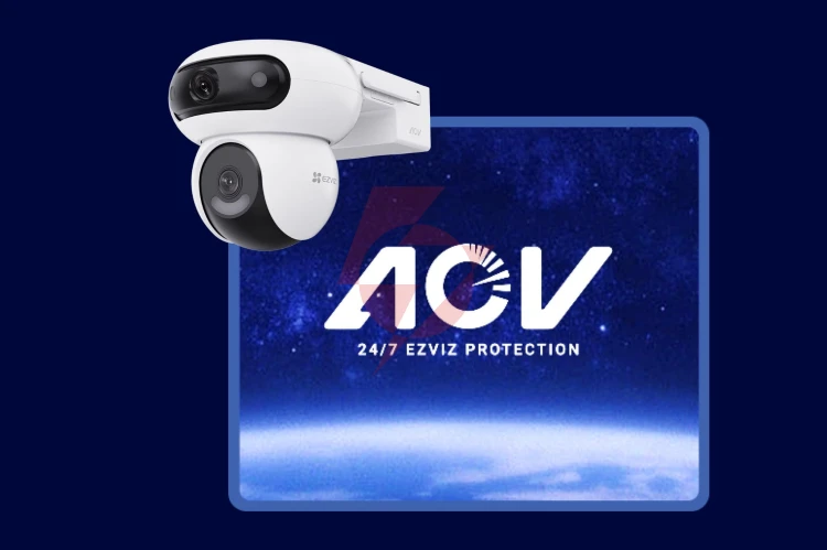 Kamera ip ezviz hb90 z panelem solarny 8w dual 4mp+4mp wi-fi aov