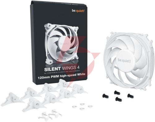 Wentylator be quiet! silent wings 4 pwm white high-speed 120mm biały