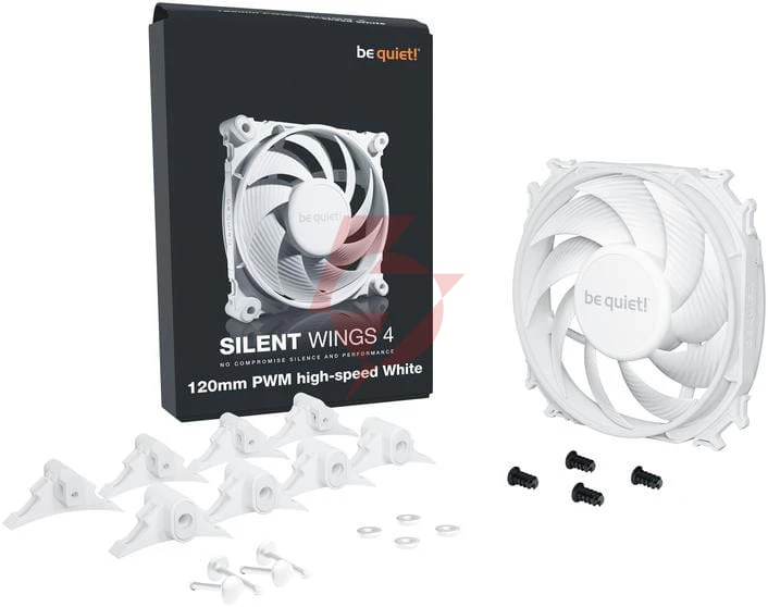 Wentylator be quiet! silent wings 4 pwm white high-speed 120mm biały