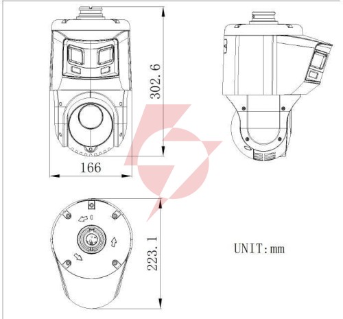 Kamera ip hikvision ds-2se4c225mwg-e/26(f0)
