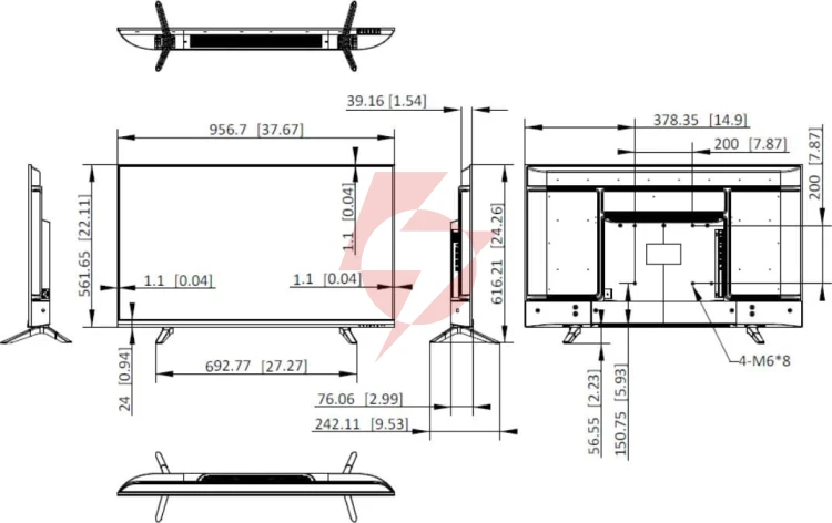 Monitor hikvision ds-d5043u3-1v0s