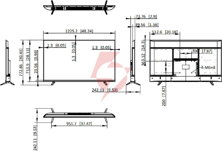 Monitor hikvision ds-d5055u3-1v0s