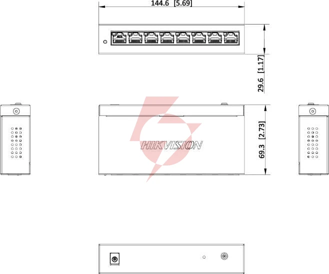 Switch hikvision ds-3e1508-eiv2