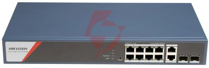 Switch hikvision ds-3e1512hp-si-8p2t2f