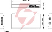 Switch hikvision ds-3e1512hp-si-8p2t2f