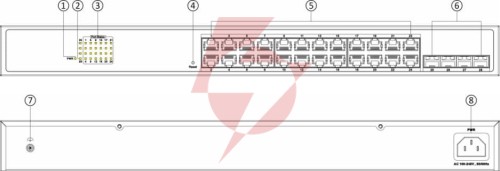 Switch hikvision ds-3e1528-si-24t4f