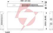 Switch hikvision ds-3e1528-si-24t4f