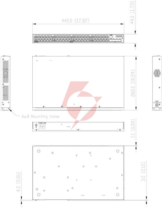 Switch hikvision ds-3e2552-hi-48t4f linkvu