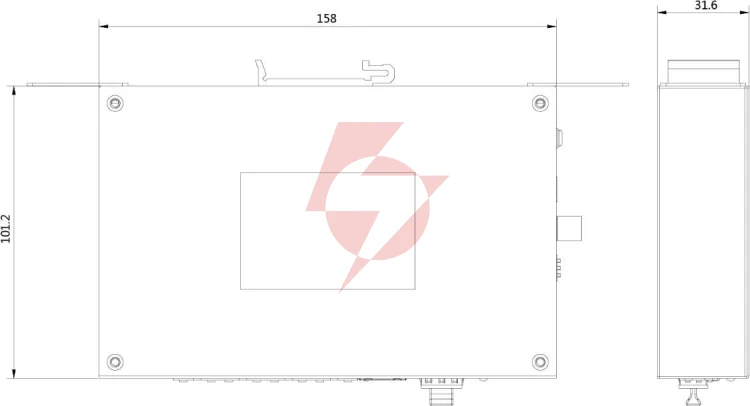 Switch hikvision ds-3t0506hp-e/hs