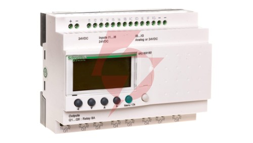 Przekaźnik programowalny 24V DC 6we 8wy Zelio Logic SR2B201BD