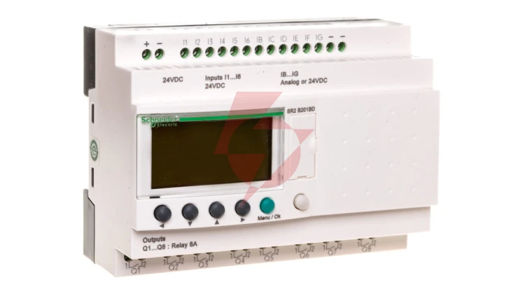 Przekaźnik programowalny 24V DC 6we 8wy Zelio Logic SR2B201BD