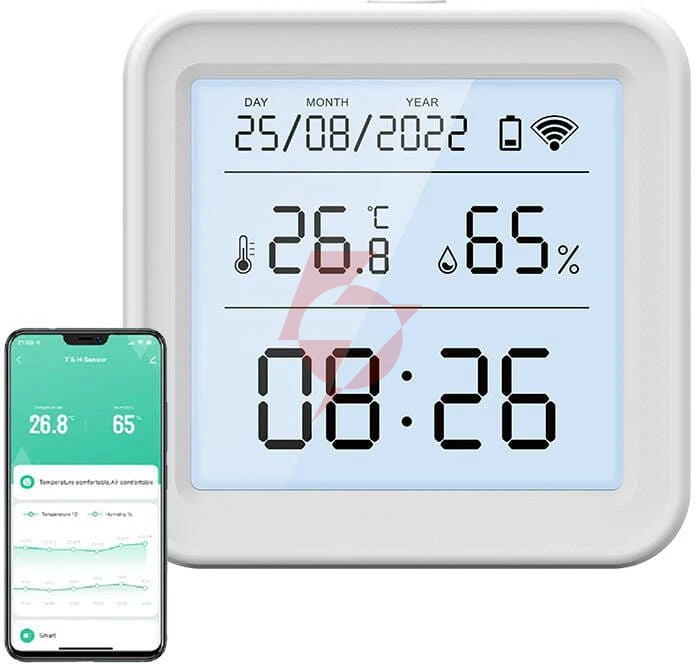 Inteligentny czujnik temperatury i wilgotności wifi gosund s6 lcd tuya
