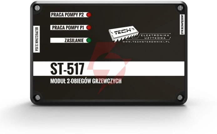 Moduł dwóch obiegów grzewczych st-517 tech sterowniki