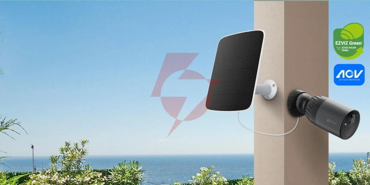 Kamera ip ezviz bc1c 4k 8mpx bezprzewodowa z panelem solarnym