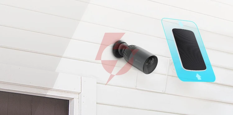 Kamera ip ezviz bc1c 4k 8mpx bezprzewodowa z panelem solarnym