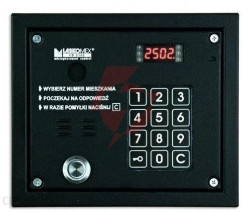Laskomex kaseta zewnętrzna cp-3103tr pol czarny tm rfid 