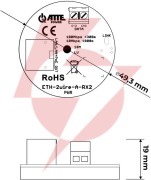 Zestaw aktywnych konwerterów atte eth-2wire-a-set2