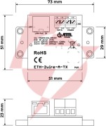 Zestaw aktywnych konwerterów atte eth-2wire-a-set2