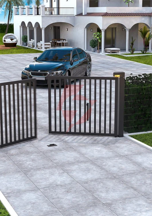 Zestaw faac s2500i do 5m bram dwuskrzydłowych (kolor ral7021)