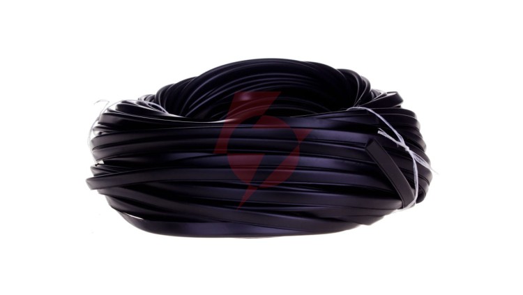 Osłona krawędzi z PCV czarna OKU3/1,5 E01PK-01060100500 /50m/