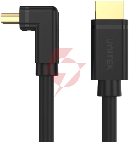 Kabel hdmi unitek kabel kątowy hdmi 2.0 270 stopni 4k 3m