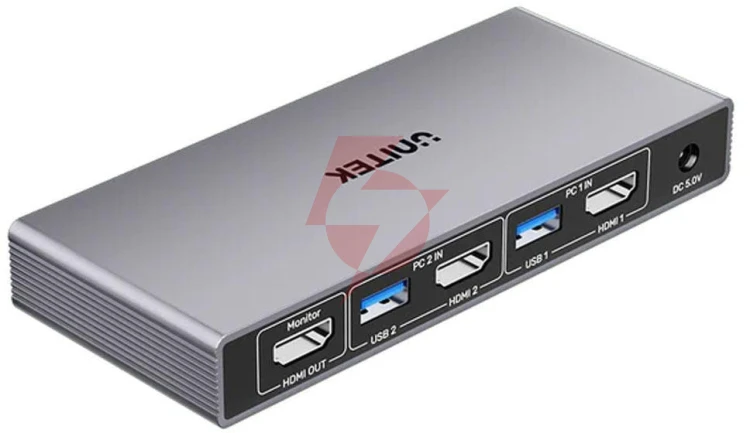 Unitek przełącznik kvm 4k@60hz usb 3.0 hdmi