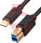 Unitek kabel do drukarki usb-c na usb-b usb 3.0 2m