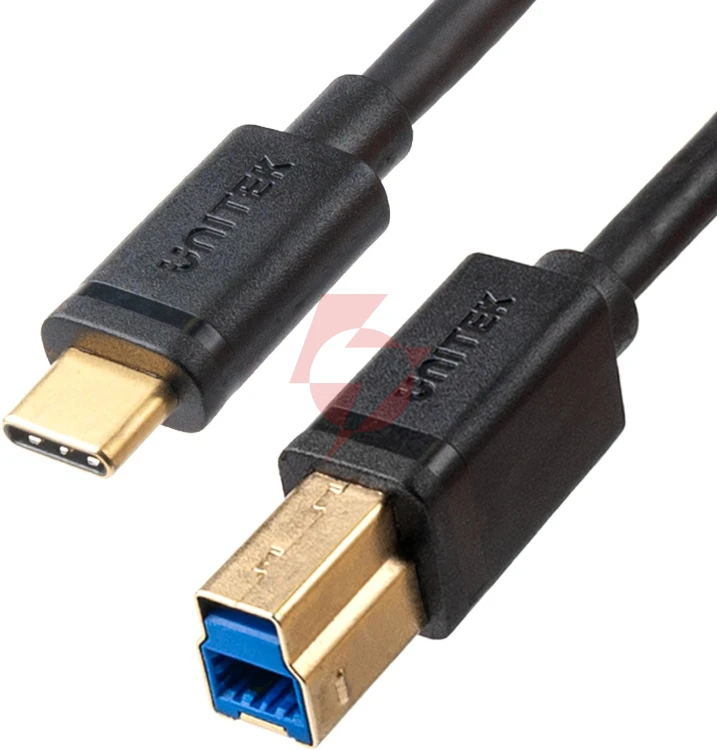 Unitek kabel do drukarki usb-c na usb-b usb 3.0 2m